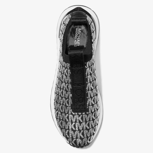 MICHAEL Michael Kors Bodie Crystal Logo Mesh Slip-On Trainer - Picture 2 of 5